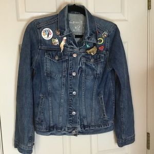 Custom Gap 1969 Icon Jean Jacket with Pins - Small